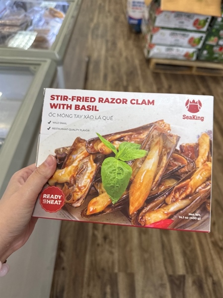Ốc Móng Tay Xào Lá Quế SeaKing