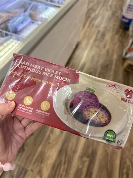 Xôi Nếp Cẩm Mochi Thịt Cua