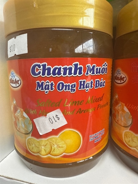 Chanh Muối Mật Ong Hạt Đác