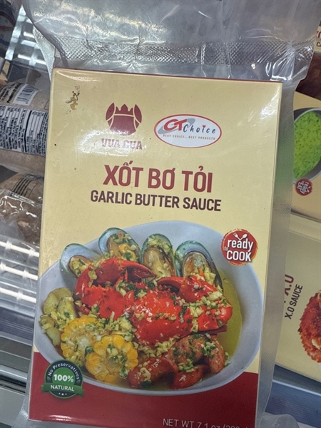 Sốt Bơ Tỏi Vua Cua