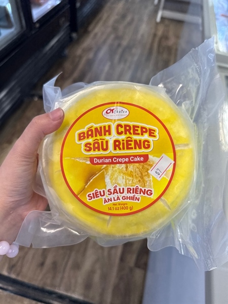 Bánh Crepe Sầu Riêng