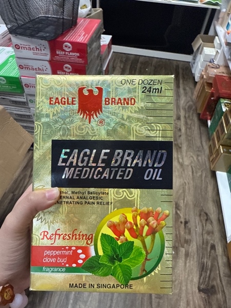 Dầu Gió Vàng Con Ó