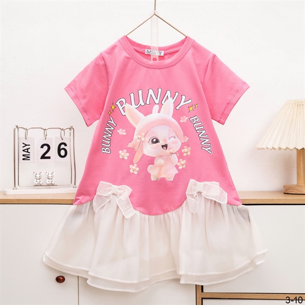 D THUN TÙNG VOAN THỎ BUNNY SIZE 4-14, R6