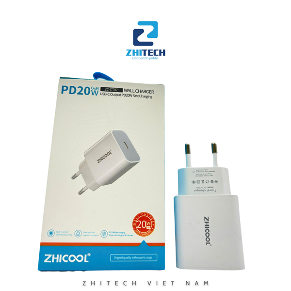 Củ sạc Type C ZC - CT07 PD20W