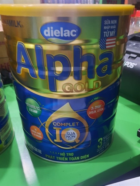 Sữa bột Dielac Alpha Gold IQ 3 (1.5kg)