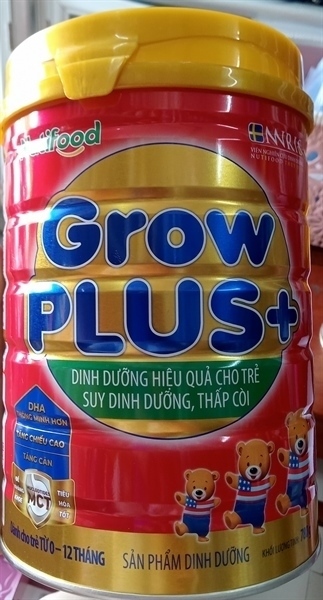 Sữa bột GROW PLUS ĐỎ 0-12 tháng 900gr