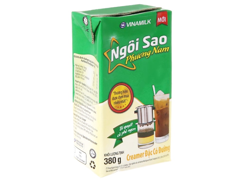 Hộp sữa đặc Ngôi sao Phương Nam 380g