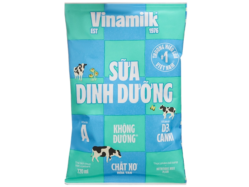 Sữa bịch VNM KHÔNG ĐƯỜNG