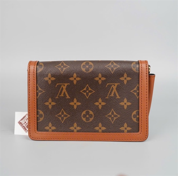 Túi LV Dauphine hoa nâu (AA1149) sz18 (HC) +