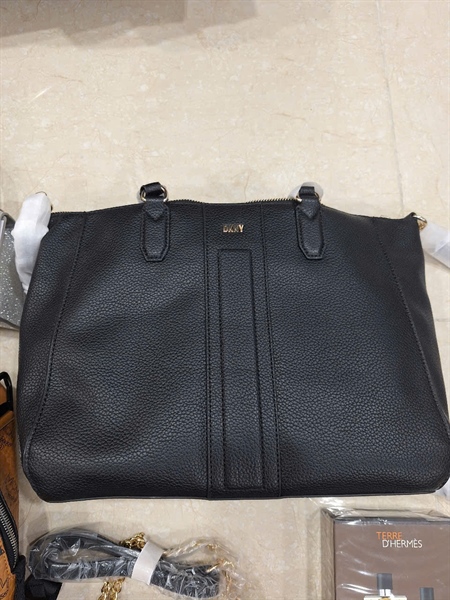 Túi DKNY Handle đen sz30 (PN) +