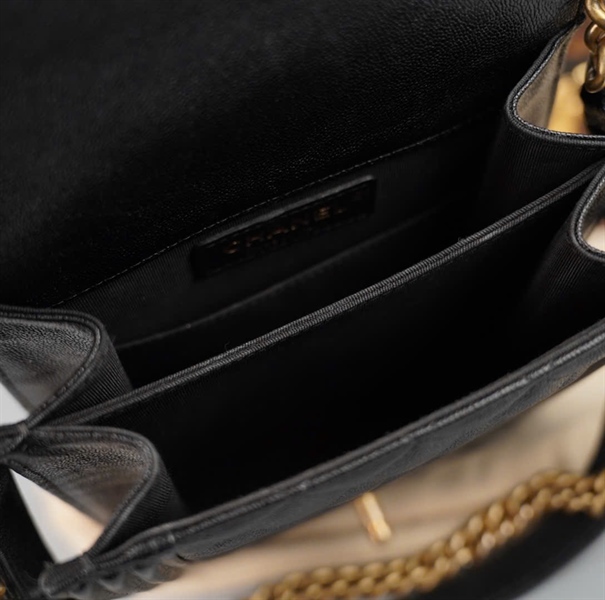 Túi Chanel đen đeo chéo (27240344) sz16 (HC) +