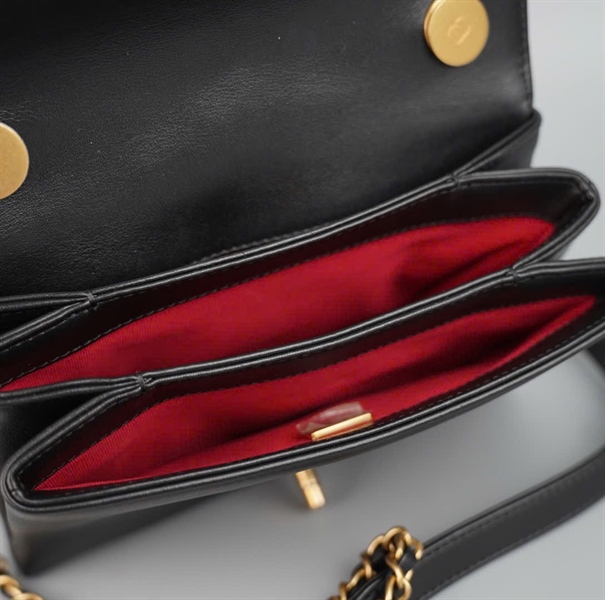 Túi Chanel WOC đen (EH86XA89) sz20 (HC) +