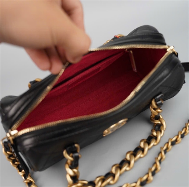 Túi Chanel Shiny đen (30077351) sz20 (HC) +