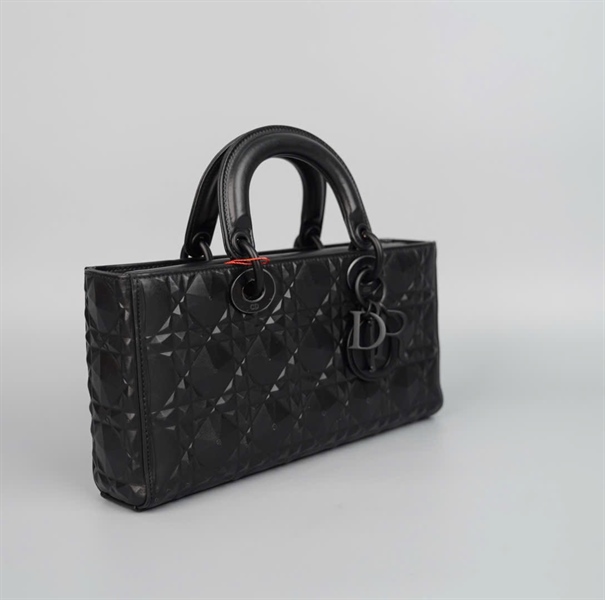 Túi Dior Joy đen kim cương (18-MA-0252) 2 strap sz26 (HC) +