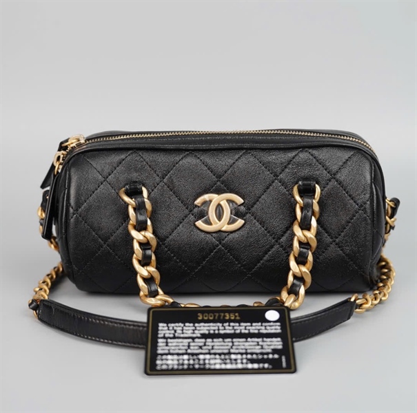 Túi Chanel Shiny đen (30077351) sz20 (HC) +
