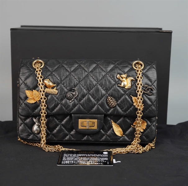 Túi Chanel Charm sóc có lót form (26651979) sz24 (HC) +