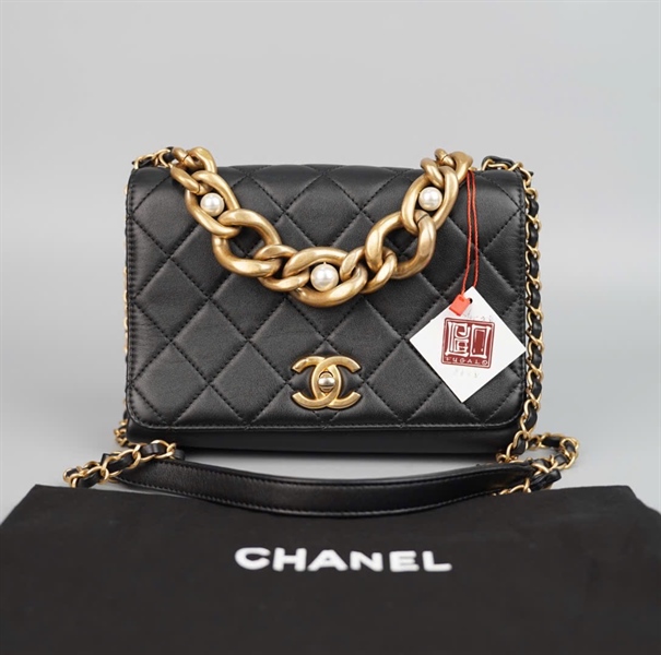 Túi Chanel WOC đen (EH86XA89) sz20 (HC) +