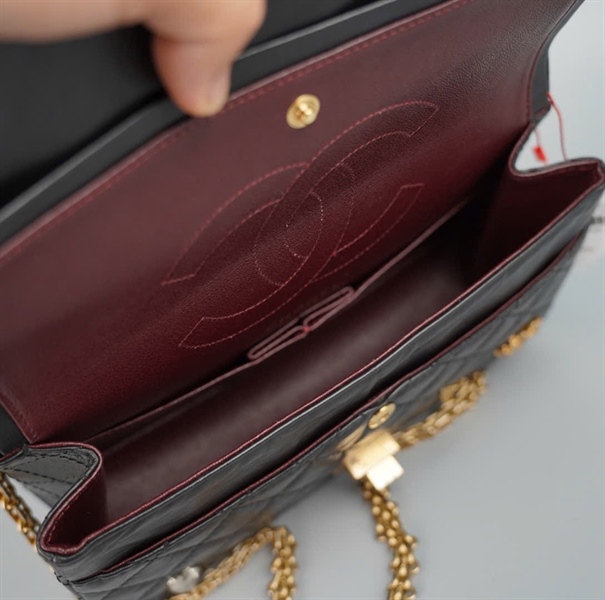 Túi Chanel Charm sóc có lót form (26651979) sz24 (HC) +