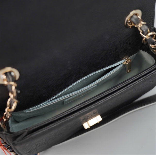 Túi Chanel đen logo quấn chỉ (25206890) sz19 (HC) +