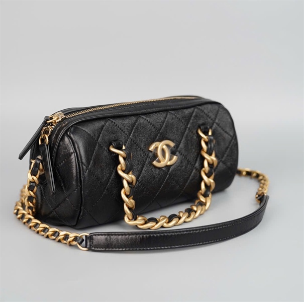Túi Chanel Shiny đen (30077351) sz20 (HC) +