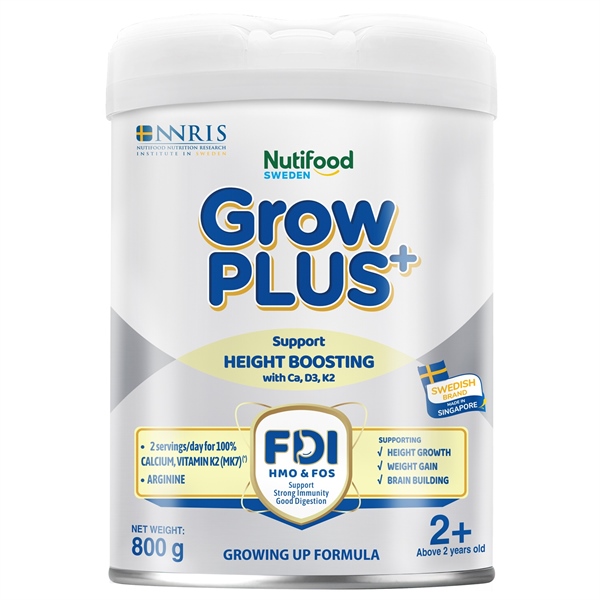 Sữa bột Nutifood GrowPlus+ Height Boosting 2+ 800g 24m+