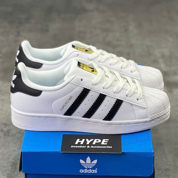 Giày Das Super Star White Core Black