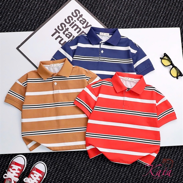 AT POLO IN SỌC ĐẬM SIZE 4-14,R6