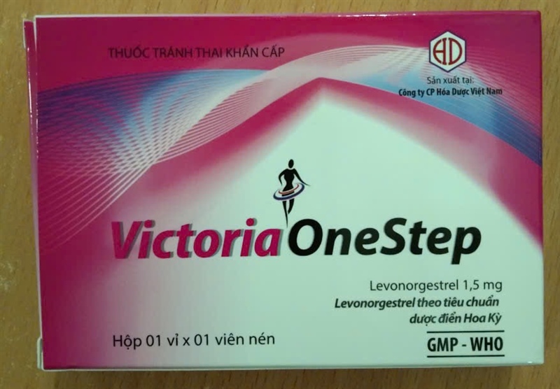 Victoria One step tím (Ngừa thai khẩn cấp) (Hộp 1 vỉ x 1 viên) - Hoá Dược VN
