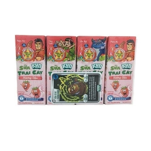 SỮA KUN TRÁI CÂY DÂU 180ml