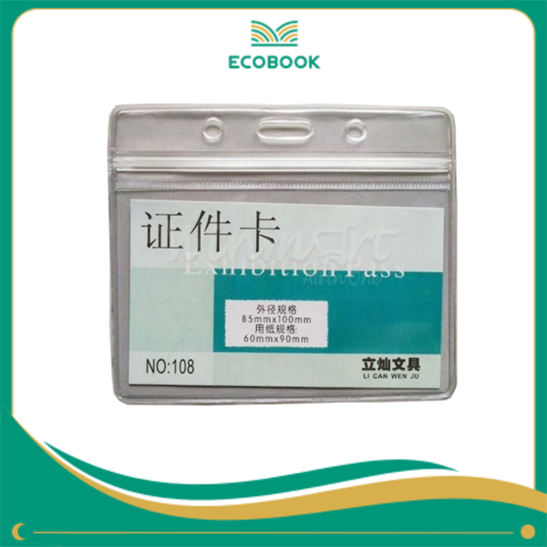 Bảng tên nhựa dẻo ngang TL 108 _ 8.5x10cm