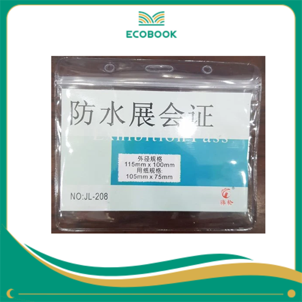 Bảng tên nhựa dẻo ngang TL 208 _ 11.5x10cm