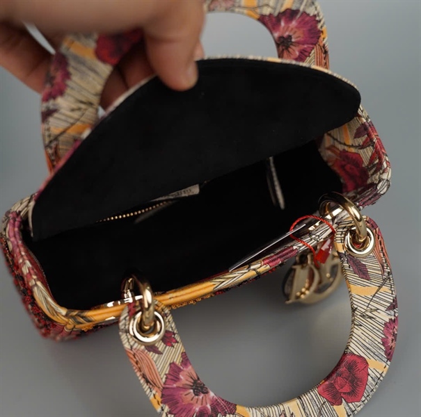 Túi Dior Lady hình phượng đính cườm (02-MA-1119) szmini (HC) +