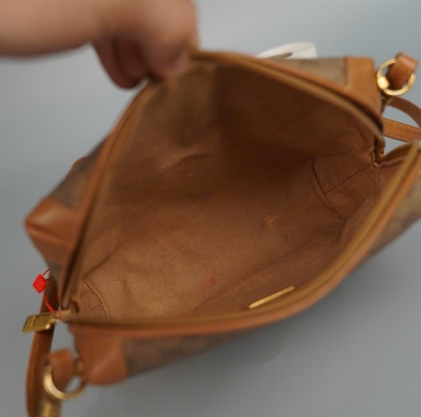 Túi GG chữ nhật màu nâu sz17 (007394916) (HV) KG +