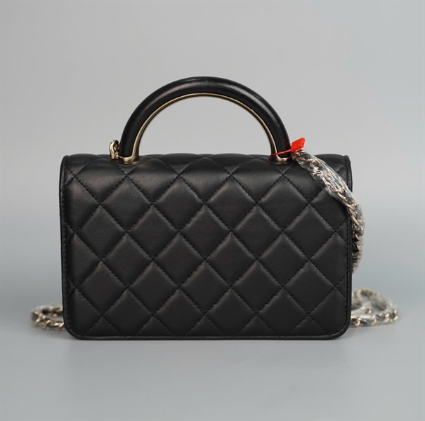 Túi Chanel Handle đen (N8J3GKJG) sz19 (HC) +
