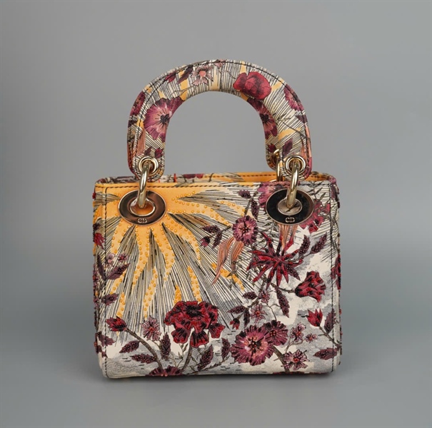 Túi Dior Lady hình phượng đính cườm (02-MA-1119) szmini (HC) +