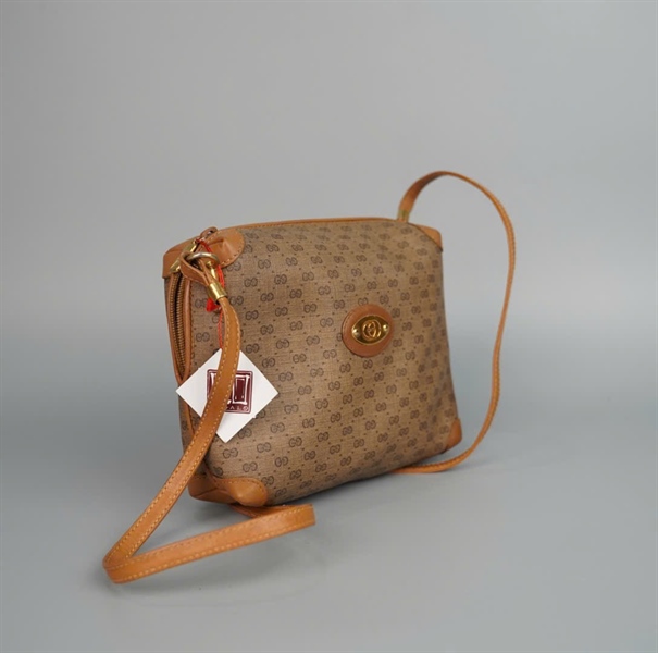 Túi GG chữ nhật màu nâu sz17 (007394916) (HV) KG +