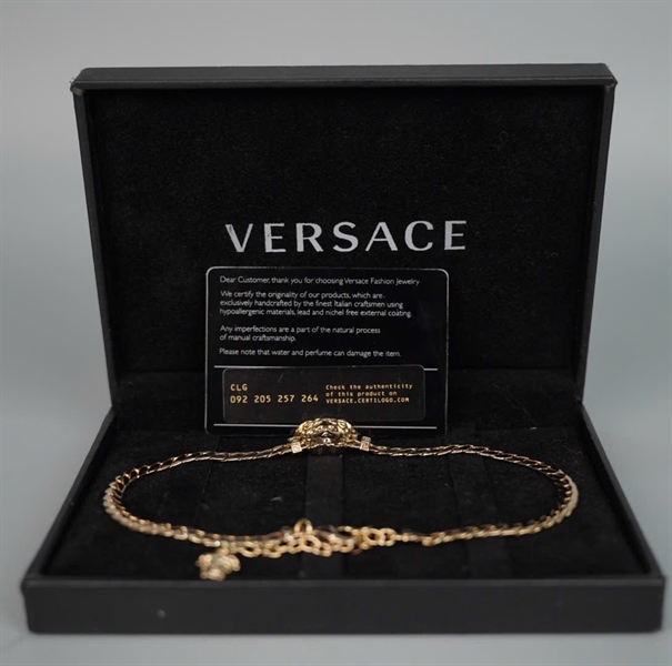 Dây chuyền Versace vàng KG +