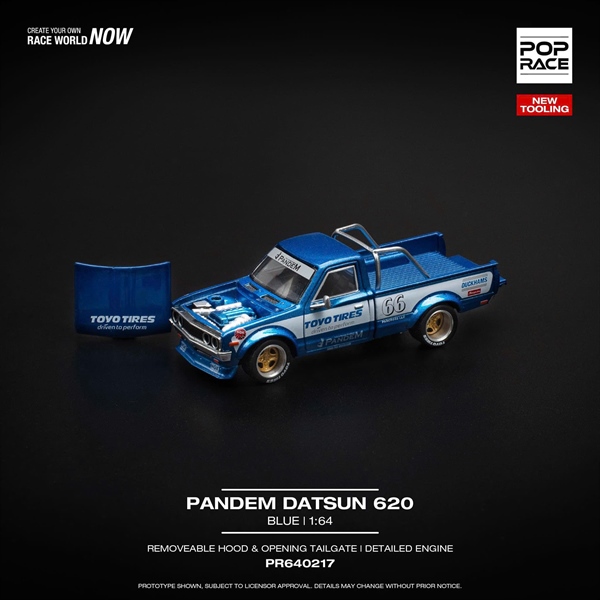 [SGTVN] Pop Race #PR640217 PANDEM DATSUN 620 BLUE