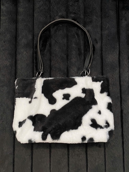 TWENTI Túi Đeo Vai COW FUR - ĐEN