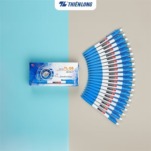 Bút bi xanh Thiên Long TL-08 0.8mm