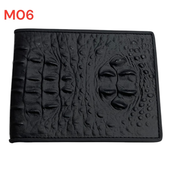 Ví nam da bò vân cá sấu (180)