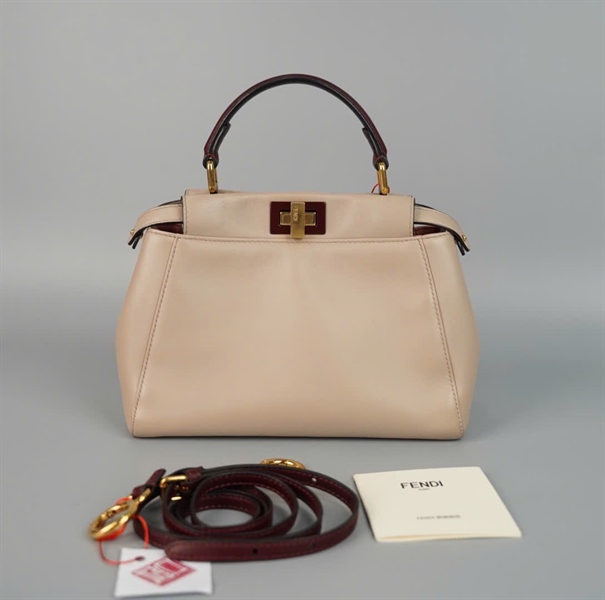 Túi Fendi màu nude (910429) sz23 (BMC) KG+