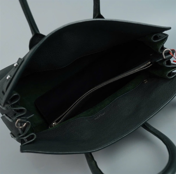 Túi YSL Handle xanh lá đậm kèm ví (GNR4649601218) sz34 (BMC) KG+