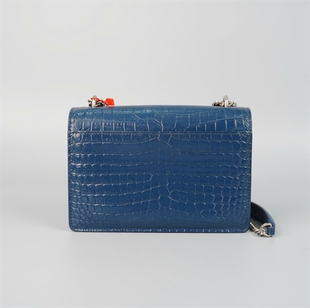 Túi YSL xanh da trăn (571117) sz15 (BMC) KG+