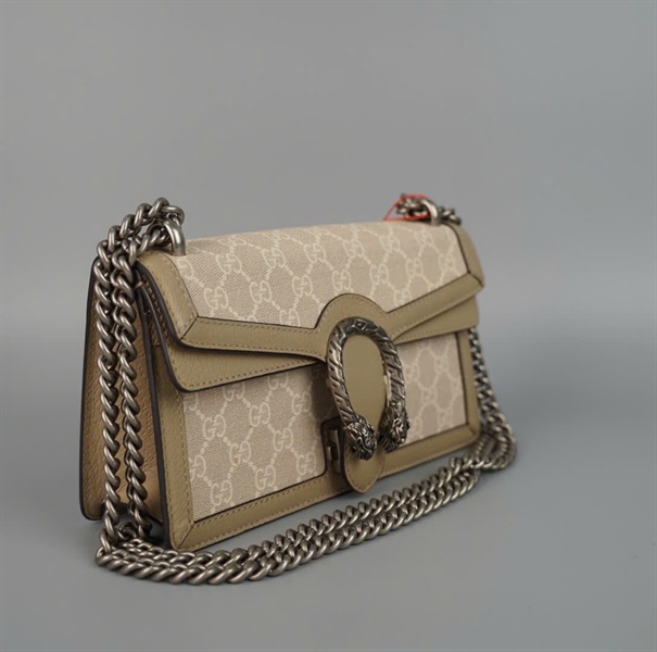 Túi GG Dionysus màu vàng viền xám (11558) sz24 KG+