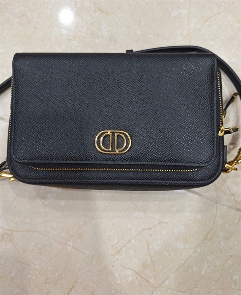 Túi Dior đeo chéo đen sz19 (PN) +