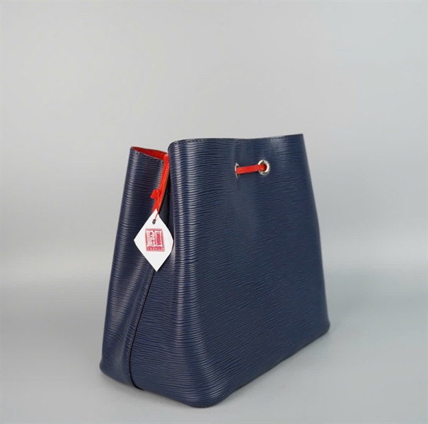 Túi LV Nóe xanh lòng đỏ 2 strap (SR2158) sz25 (BMC) KG+