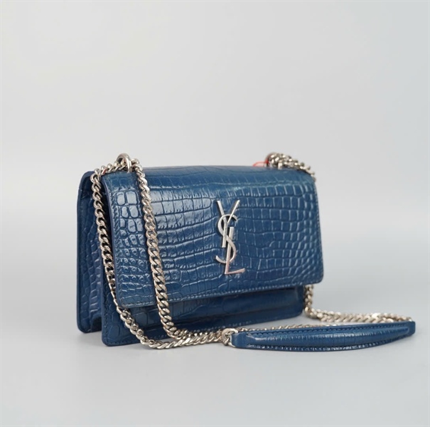 Túi YSL xanh da trăn (571117) sz15 (BMC) KG+