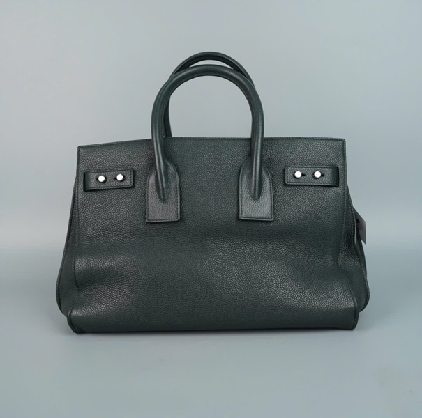 Túi YSL Handle xanh lá đậm kèm ví (GNR4649601218) sz34 (BMC) KG+