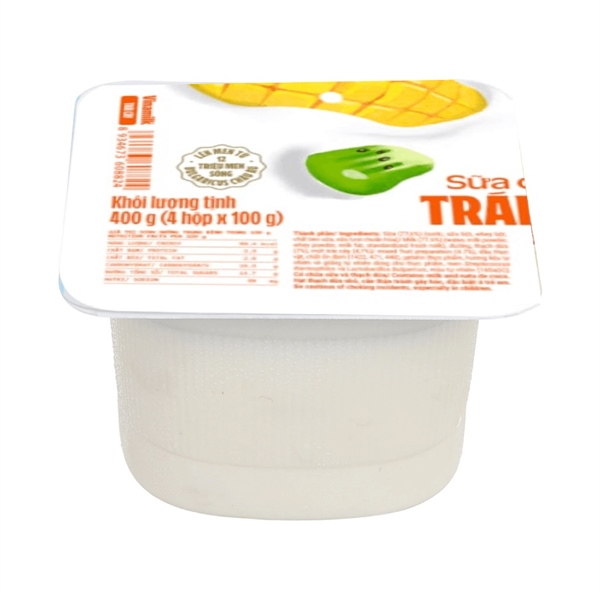 Sữa chua Vinamilk trái cây 100g